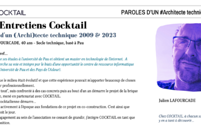 Interview – Entretien avec Julien Lafourcade, architecte technique chez COCKTAIL